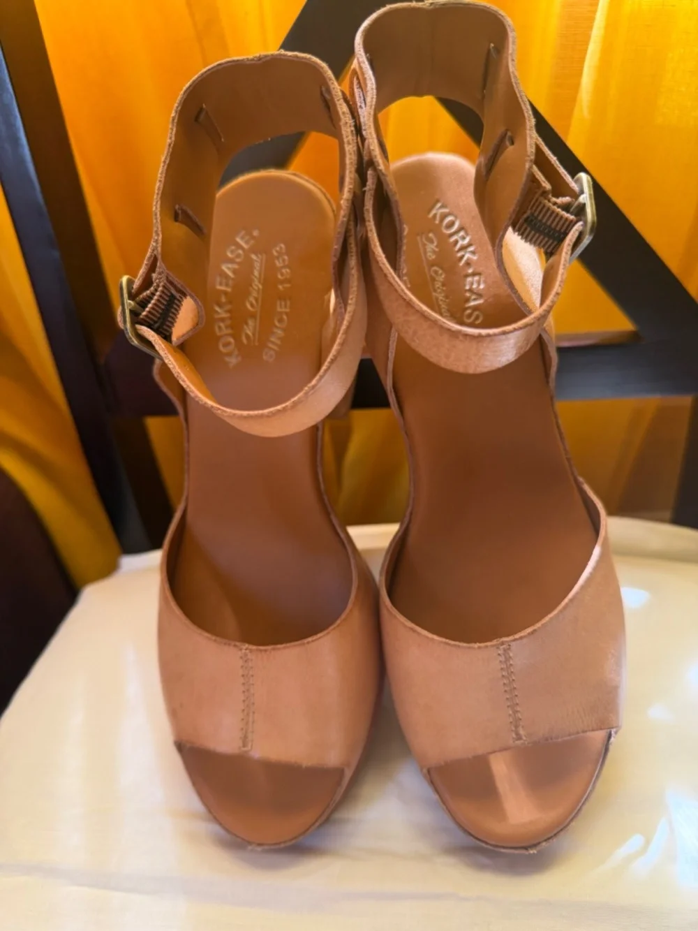 Kork-Ease Stasia Leather Platform Sandal